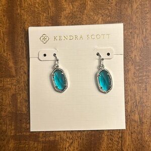 Kendra Scott Lee Drop Silver Earrings NEW